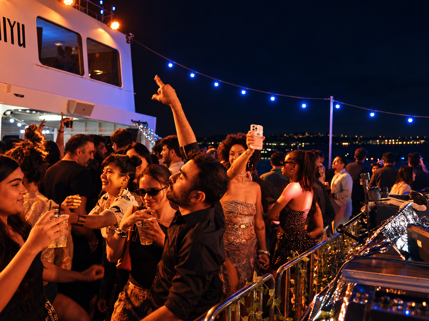 The Hiyu boat party